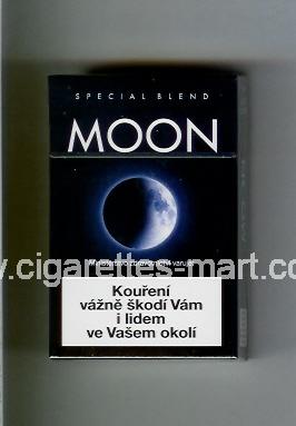 Moon (german version) (design 1) (Special Blend) (dark blue) ( hard box cigarettes )