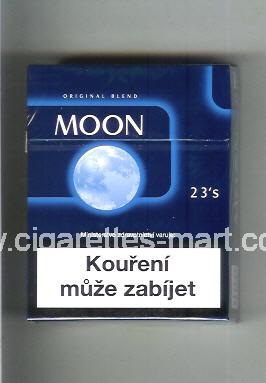 Moon (german version) (design 3A) (Original Blend) (blue) ( hard box cigarettes )