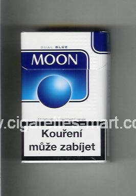 Moon (german version) (design 3B) (Dual Blue) ( hard box cigarettes )