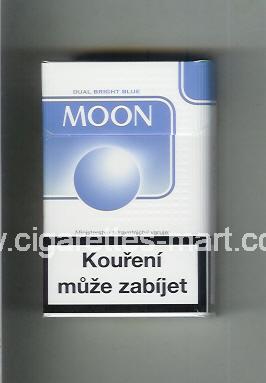 Moon (german version) (design 3B) (Dual Bright Blue) ( hard box cigarettes )