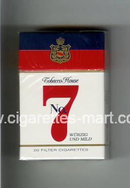 No 7 (german version) (Wurzig und Mild) ( hard box cigarettes )