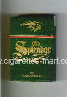 Old Splendor (german version) ( hard box cigarettes )