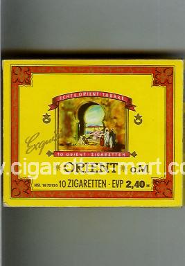 Orient (german version) (Exquisit) ( box cigarettes )
