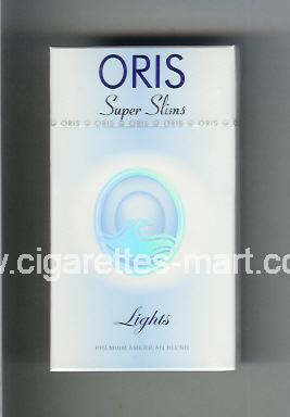 Oris (design 1) (Super Slims / Lights / Premium American Blend) ( hard box cigarettes )
