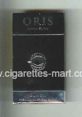 Oris (design 3) (Super Slims / Black / Premium American Blend) ( hard box cigarettes )