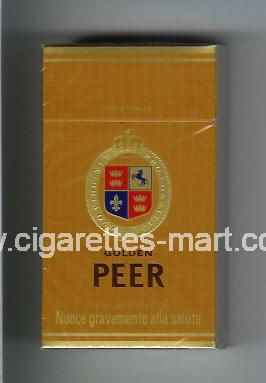 Peer (design 9) (Golden) ( hard box cigarettes )