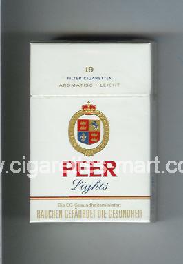 Peer (design 9) (Lights) ( hard box cigarettes )