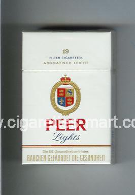 Peer (design 9) (Lights) ( hard box cigarettes )