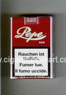 Pepe (design 1) (Red) ( soft box cigarettes )