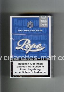 Pepe (design 2) (Fine American Blend) ( hard box cigarettes )