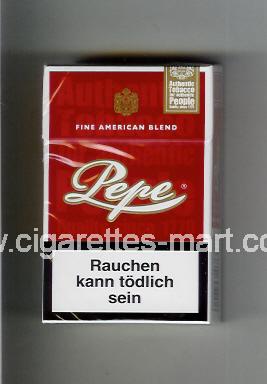 Pepe (design 2) (Fine American Blend) ( hard box cigarettes )