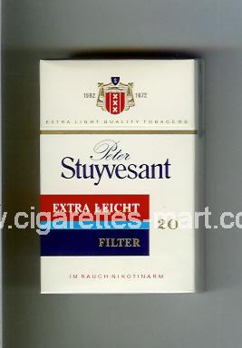 Peter Stuyvesant (design 1A) (1592 - 1672 / Extra Leicht / Filter) ( hard box cigarettes )