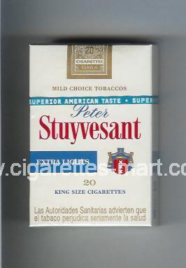 Peter Stuyvesant (design 2) (Extra Lights) ( hard box cigarettes )