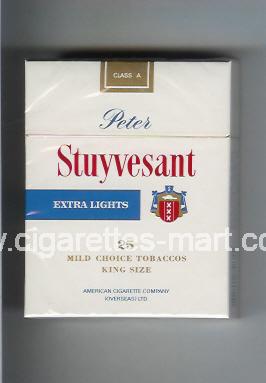 Peter Stuyvesant (design 2) (Extra Lights) ( hard box cigarettes )