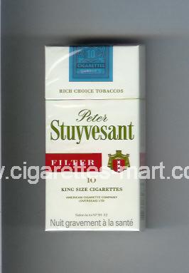 Peter Stuyvesant (design 2) (Filter) ( hard box cigarettes )