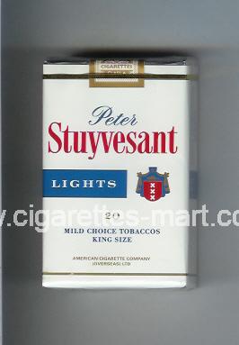 Peter Stuyvesant (design 2) (Lights) ( soft box cigarettes )