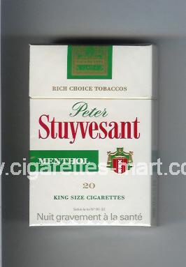 Peter Stuyvesant (design 2) (Menthol) ( hard box cigarettes )