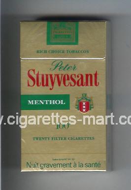 Peter Stuyvesant (design 2) (Menthol) ( hard box cigarettes )