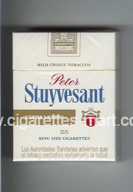 Peter Stuyvesant (design 2) (Ultra Lights) ( hard box cigarettes )