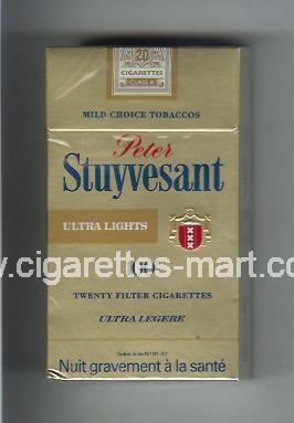 Peter Stuyvesant (design 2) (Ultra Lights) ( hard box cigarettes )