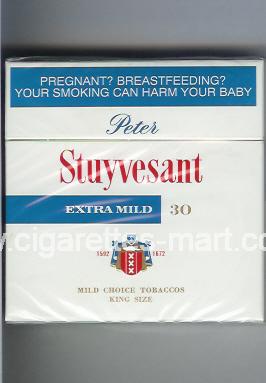 Peter Stuyvesant (design 3B) (Extra Mild) ( hard box cigarettes )