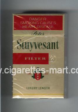 Peter Stuyvesant (design 3B) (Filter) ( hard box cigarettes )