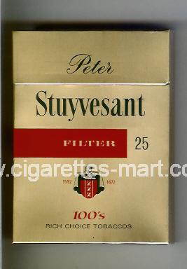 Peter Stuyvesant (design 3B) (Filter) ( hard box cigarettes )