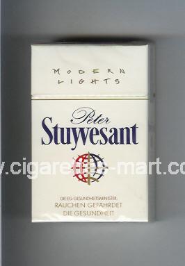 Peter Stuyvesant (design 4A) (Modern Lights) ( hard box cigarettes )