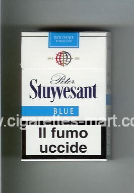Peter Stuyvesant (design 4B) (Blue) ( hard box cigarettes )