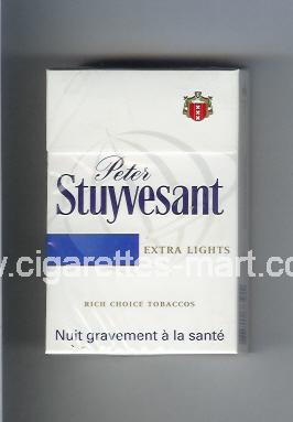 Peter Stuyvesant (design 6) Extra Lights ( hard box cigarettes )