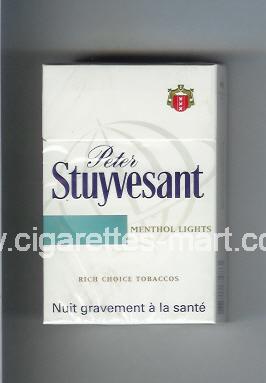 Peter Stuyvesant (design 6) Menthol Lights ( hard box cigarettes )