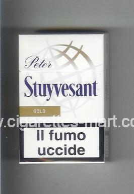 Peter Stuyvesant (design 6A) (Gold) ( hard box cigarettes )