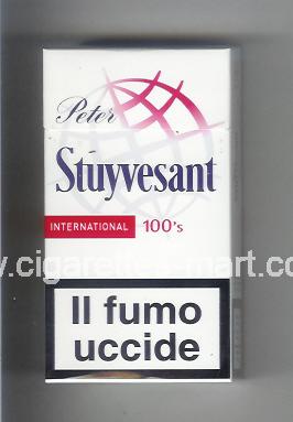 Peter Stuyvesant (design 6A) (International) ( hard box cigarettes )