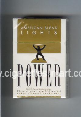 Power (german version) (design 1) (American Blend / Lights) ( hard box cigarettes )