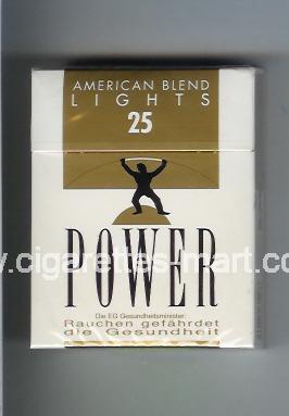 Power (german version) (design 1) (American Blend / Lights) ( hard box cigarettes )