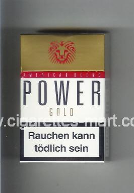 Power (german version) (design 2) (American Blend / Gold) ( hard box cigarettes )