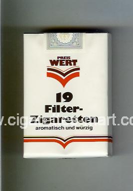 Preis Wert (Filter Zigaretten / Aromatisch und Wurzig) ( soft box cigarettes )