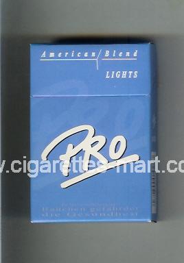 Pro (german version) (design 2) (American Blend / Lights) ( hard box cigarettes )