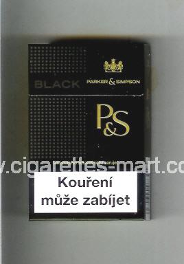 P&S (design 3A) (Black) ( hard box cigarettes )