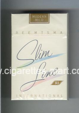 R 1 (design 2A) (Slim Line / Modern Mild / International) ( hard box cigarettes )