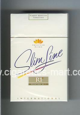 R 1 (design 3) (American Blend / Slim Line / International) ( hard box cigarettes )