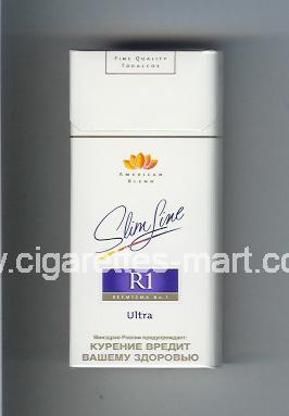 R 1 (design 3) (American Blend / Slim Line / Ultra) ( hard box cigarettes )