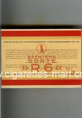 R 6 (design 1) Reemtsma Sorte (O/M) ( box cigarettes )