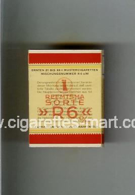 R 6 (design 1) Reemtsma Sorte (O/M) ( hard box cigarettes )
