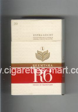 R 6 (design 8A) (Extra - Leicht) ( hard box cigarettes )