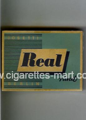 Real (german version) (design 1) (Josetti Berlin / Rund) ( box cigarettes )