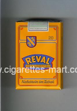 Reval (design 2) (Cigaretten / Naturrein im Tabak) ( soft box cigarettes )