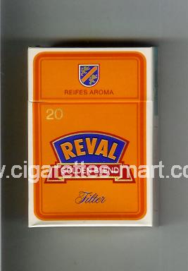 Reval (design 3) (Golden Blend / Filter / Reifes Aroma) ( hard box cigarettes )