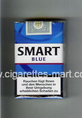 Smart (german version) (design 2) (Blue) ( soft box cigarettes )