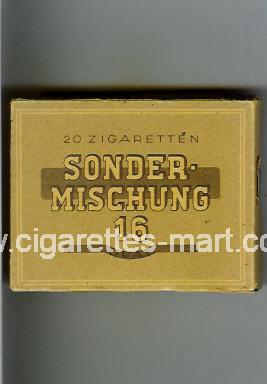 Sonder Mischung 16 ( box cigarettes )